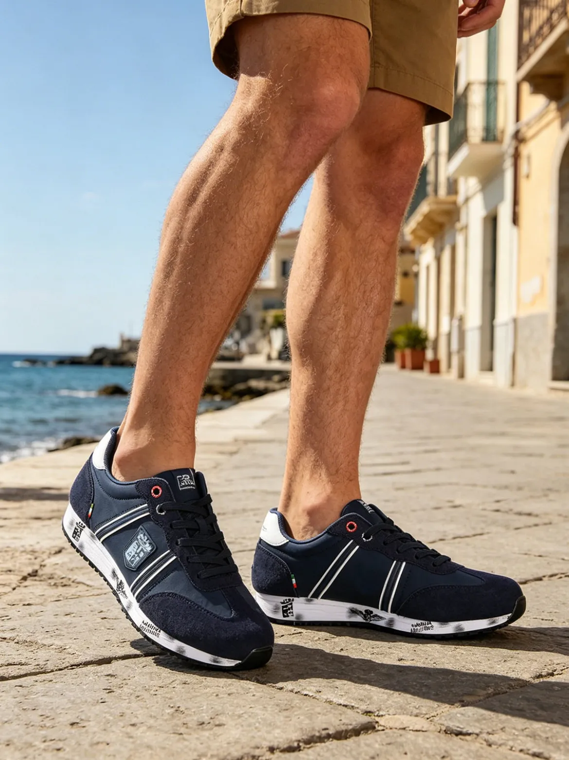 Marina Militare Sneakers da uomo stringate - blu scuro