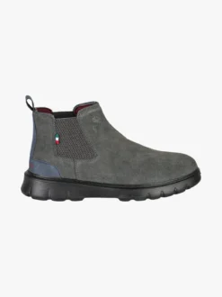 Marina Militare Stivaletti in pelle scamosciata da uomo - grigio scuro