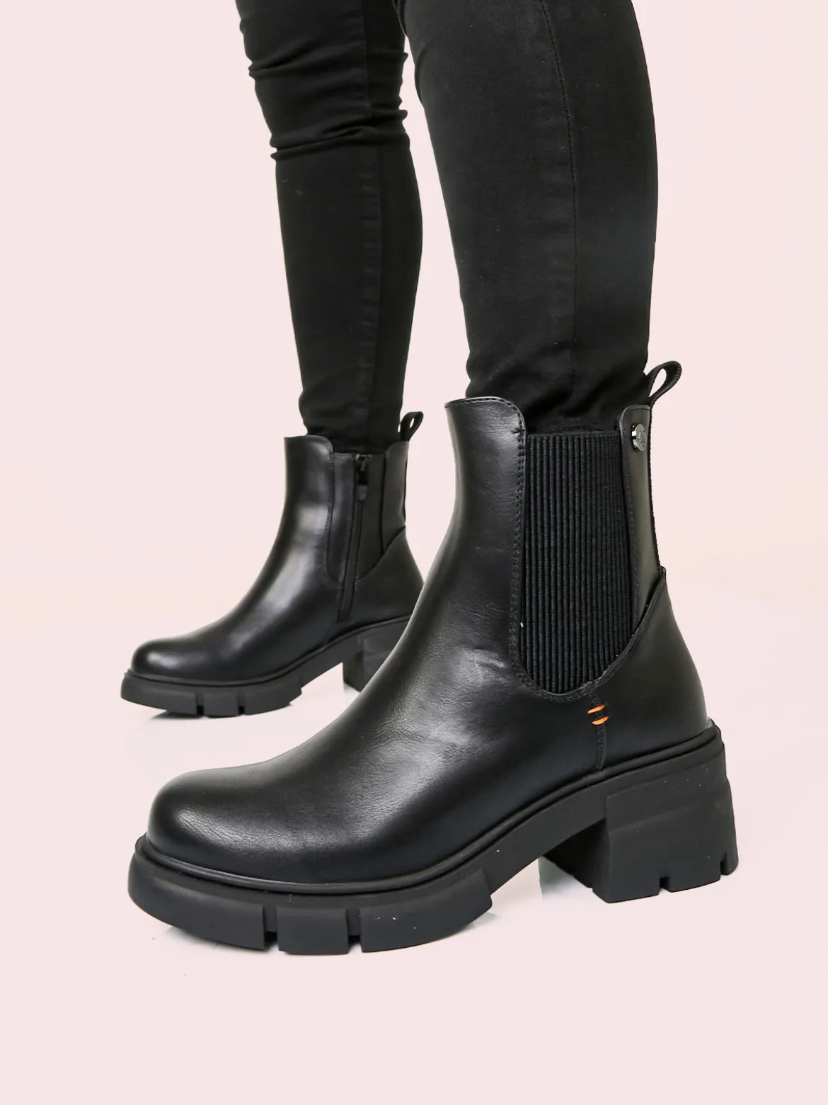 Marina Torres Stivaletti donna chunky - nero