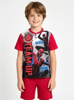Marvel Spider-Man Pigiama corto bambino con stampa
