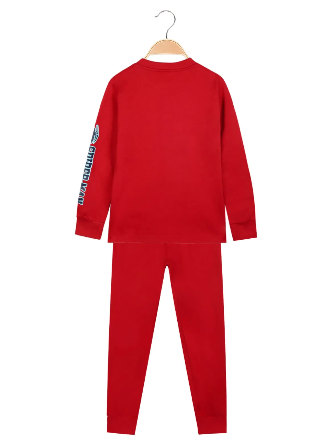Marvel Spider-Man Pigiama lungo in caldo cotone da bambino con stampa