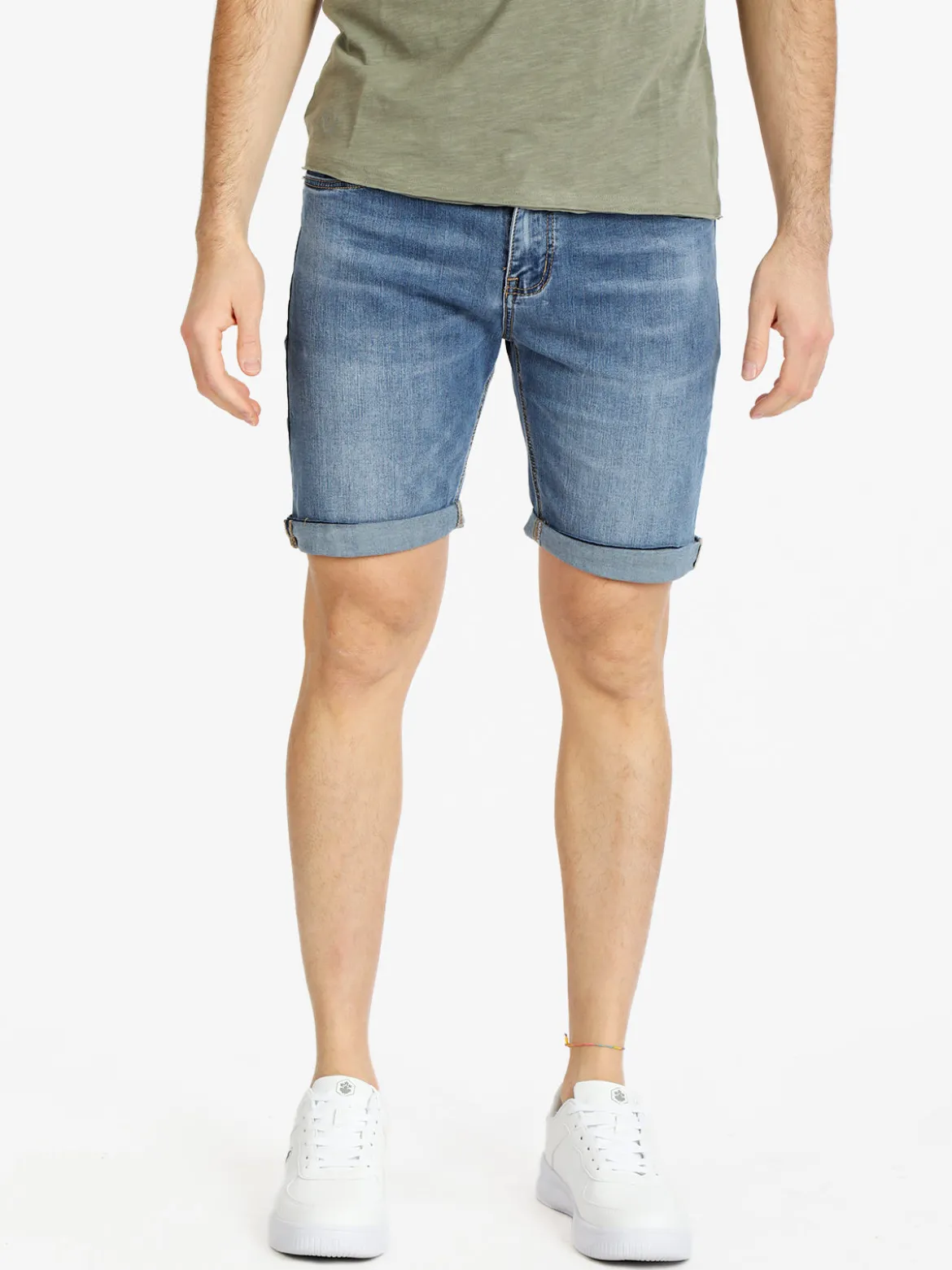 Max & Liu Bermuda da uomo in jeans