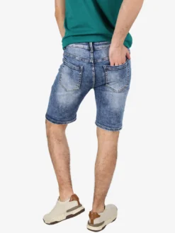 Max & Liu Bermuda in jeans da uomo con strappi