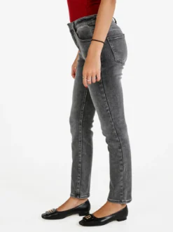 Max & Liu Jeans donna a sigaretta - grigio