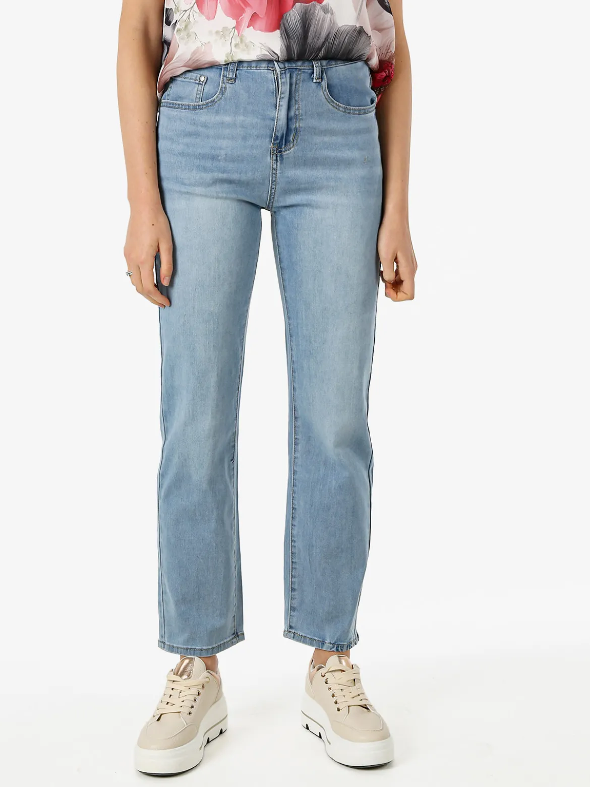 Max & Liu Jeans leggeri da donna a vita alta - jeans