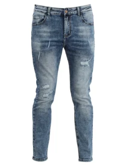 Max & Liu Jeans uomo sim fit con strappi