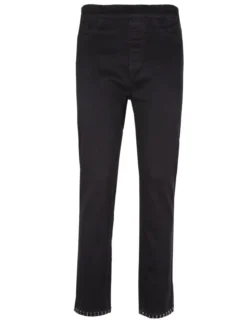 Max & Liu Jeggings donna neri con strass