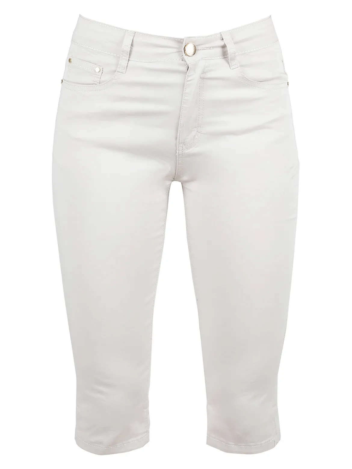 Max & Liu Pantaloni a pinocchietto da donna in cotone