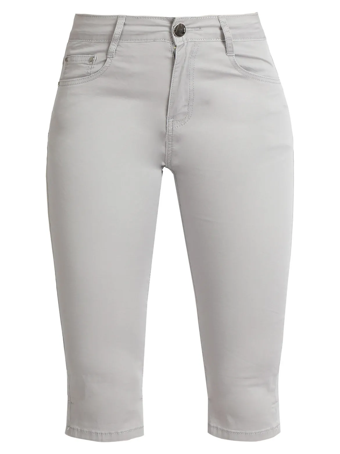 Max & Liu Pantaloni a pinocchietto donna in cotone