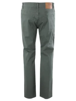 Max & Liu Pantaloni casual da uomo in cotone taglie grandi - militare