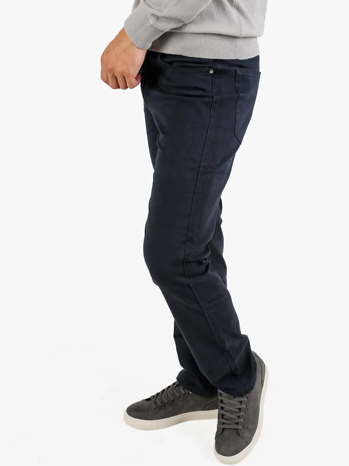 Max & Liu Pantaloni da uomo regular fit in cotone taglie grandi