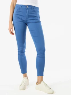 Max & Liu Pantaloni donna push-up - blu