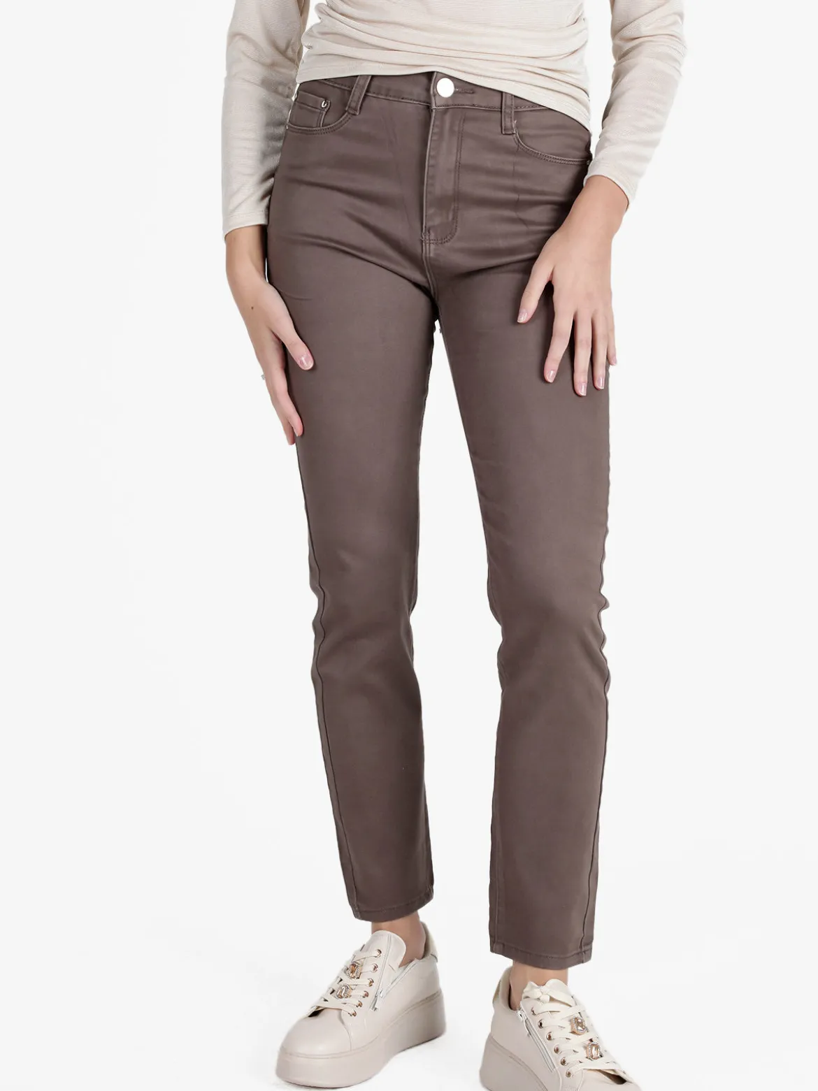 Max & Liu Pantaloni donna regular fit