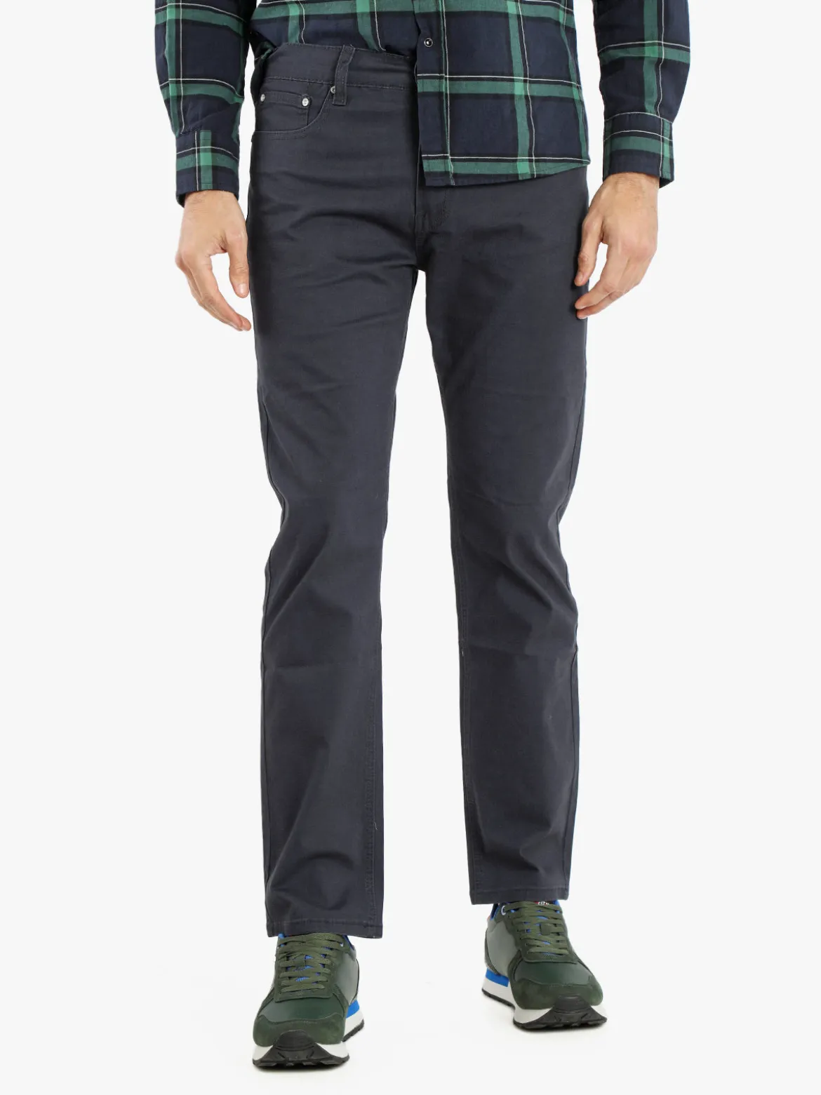 Max & Liu Pantaloni uomo in cotone regular fit taglie grandi