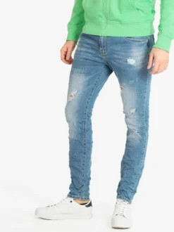 Max Tre Jeans con strappi da uomo