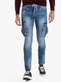 Max Tre Jeans da uomo slim fit con tasconi