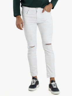 Max Tre Jeans slim fit uomo con strappi