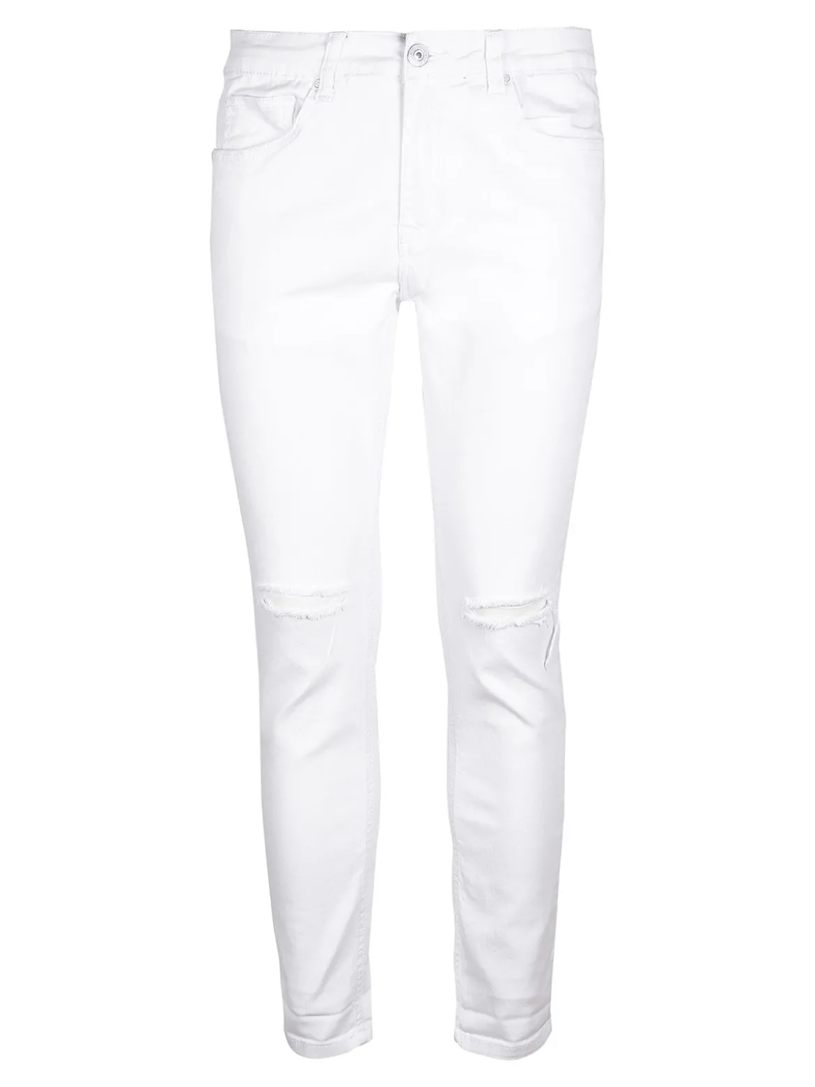 Max Tre Jeans slim fit uomo con strappi