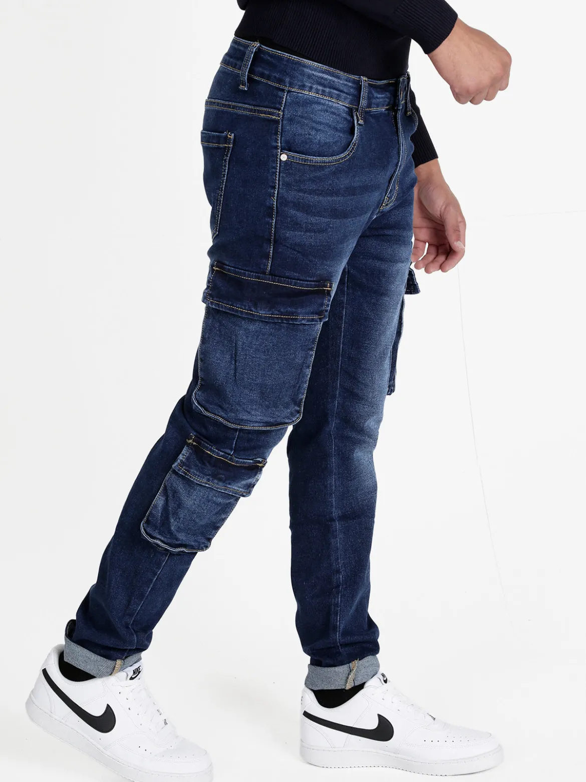 Max Tre Jeans uomo con tasconi laterali