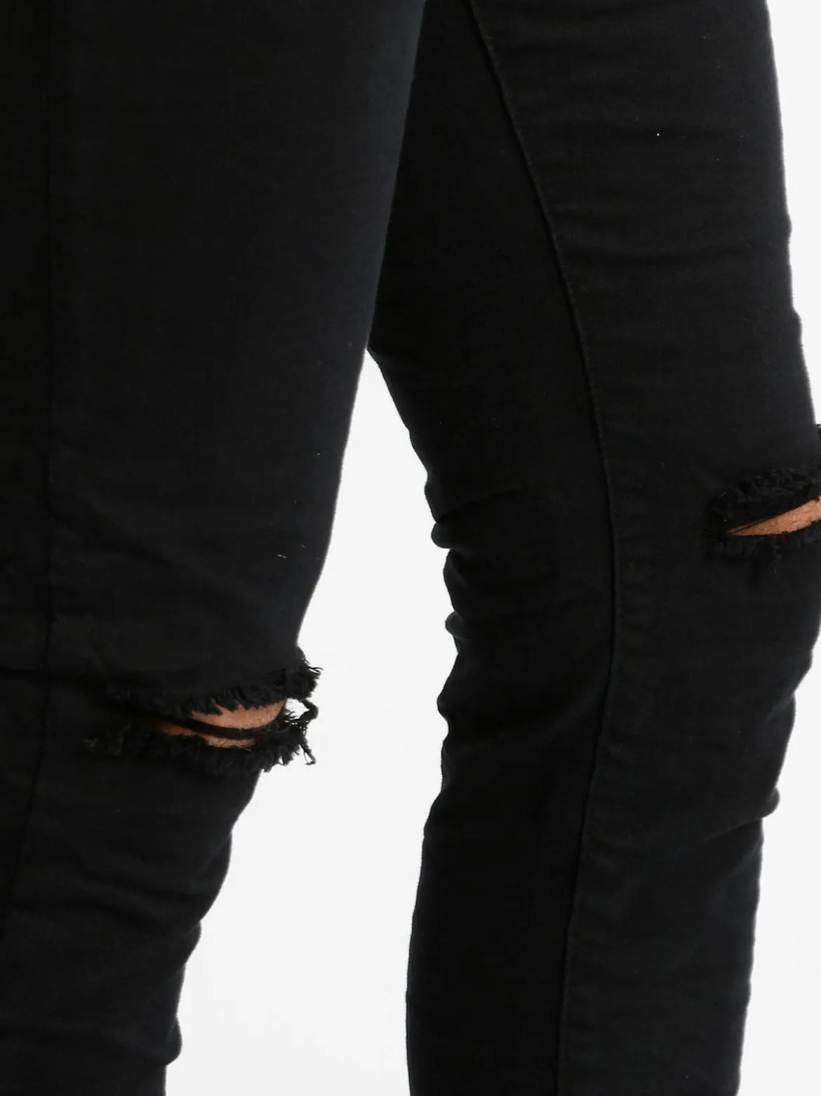 Max Tre Pantaloni bianchi strappati