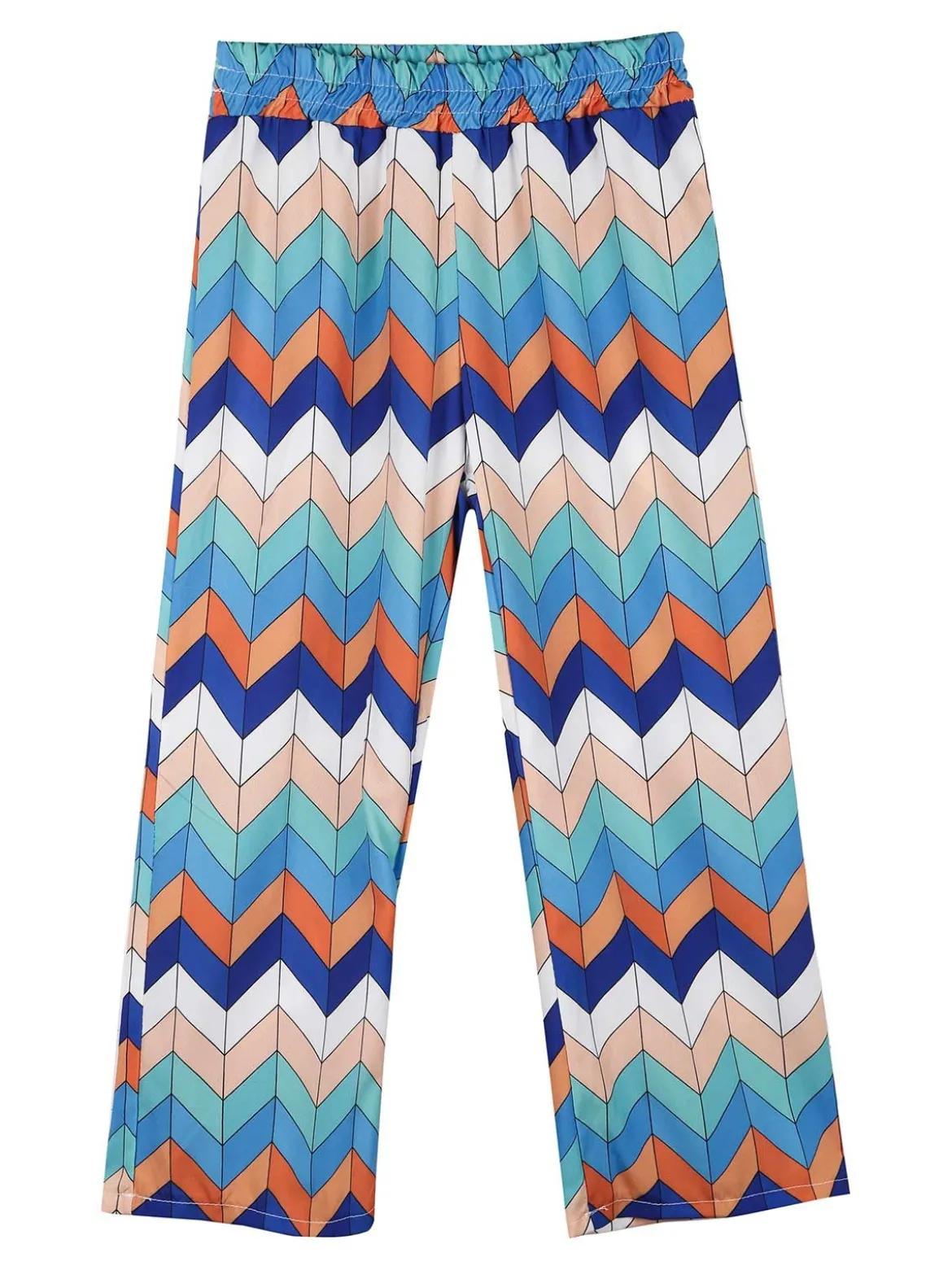 Mec Girl Pantaloni da bambina a gamba larga