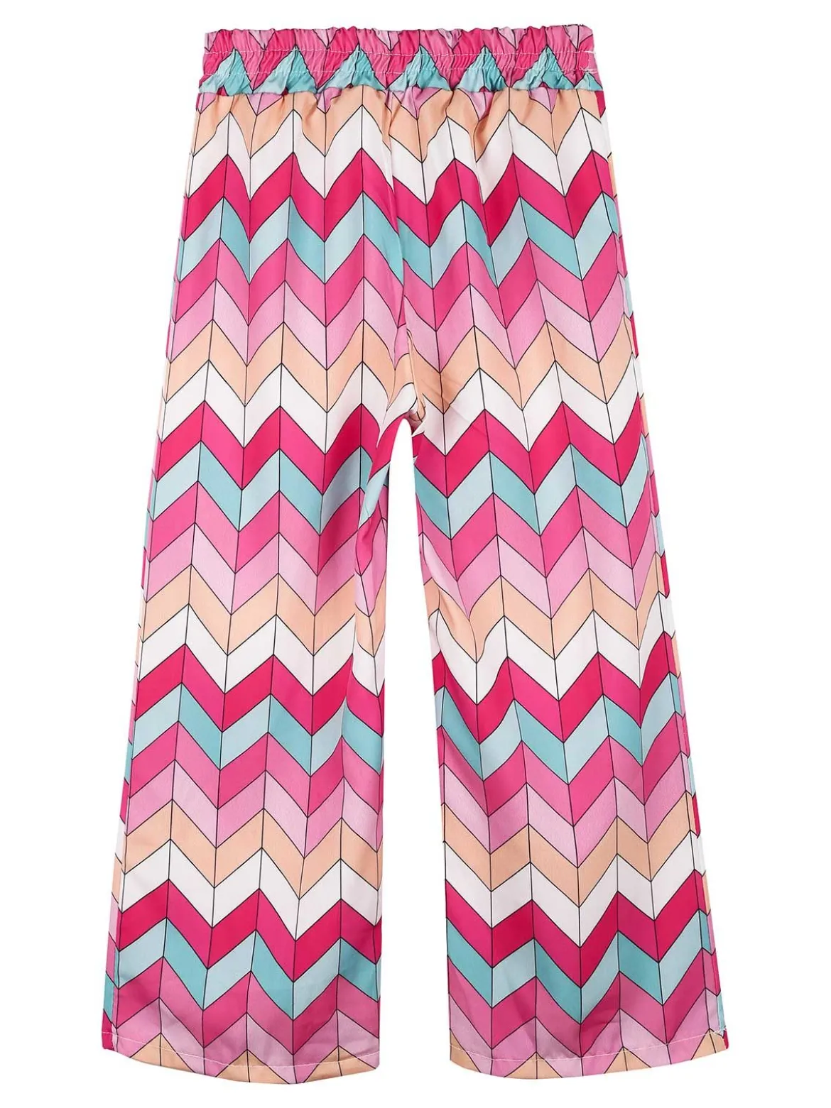 Mec Girl Pantaloni da bambina a gamba larga