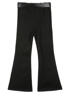Mec Girl Pantaloni da bambina a zampa con cintura