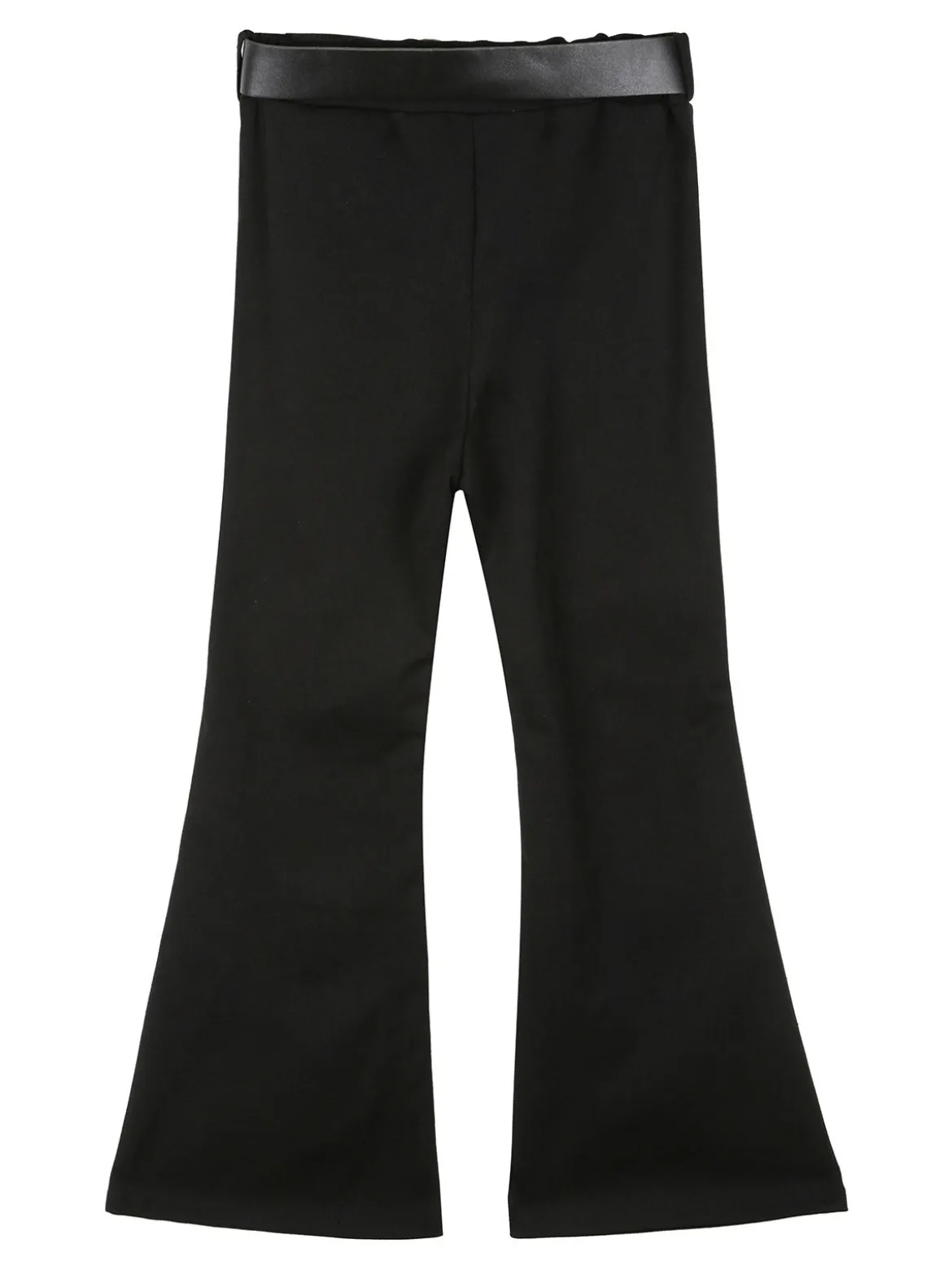 Mec Girl Pantaloni da bambina a zampa con cintura