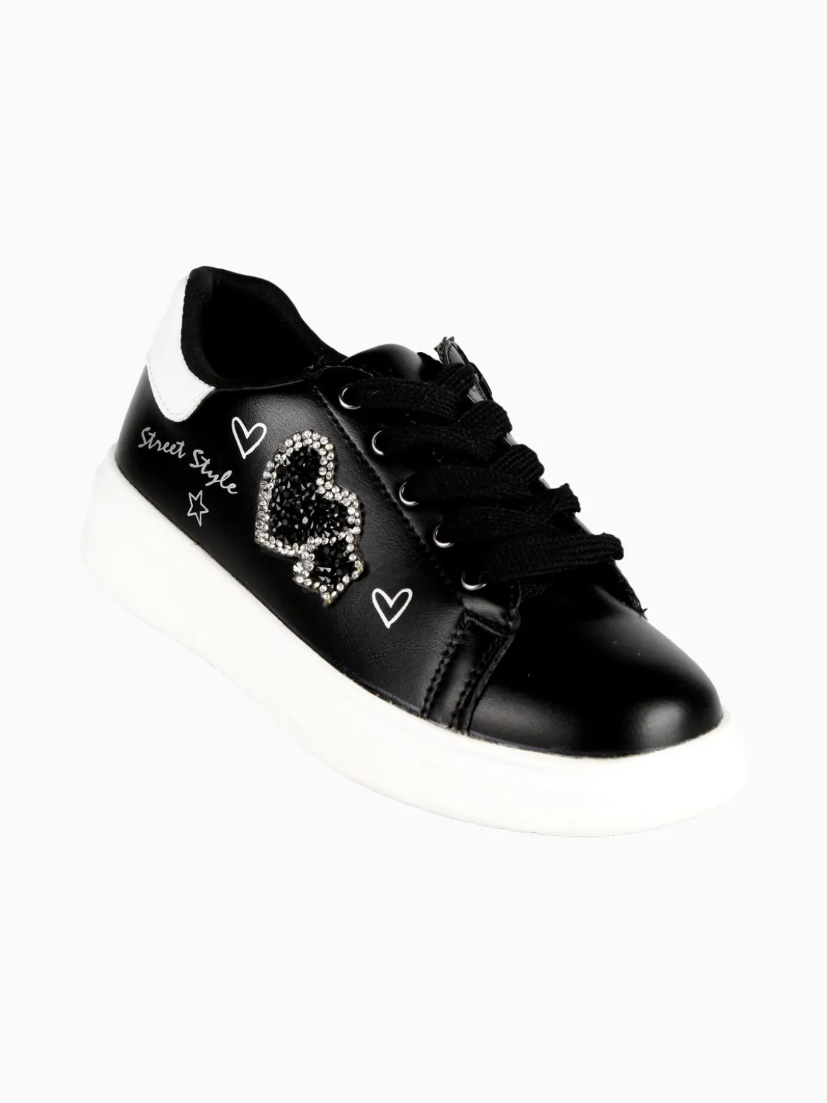 Melania Sneakers basse da ragazza con strass