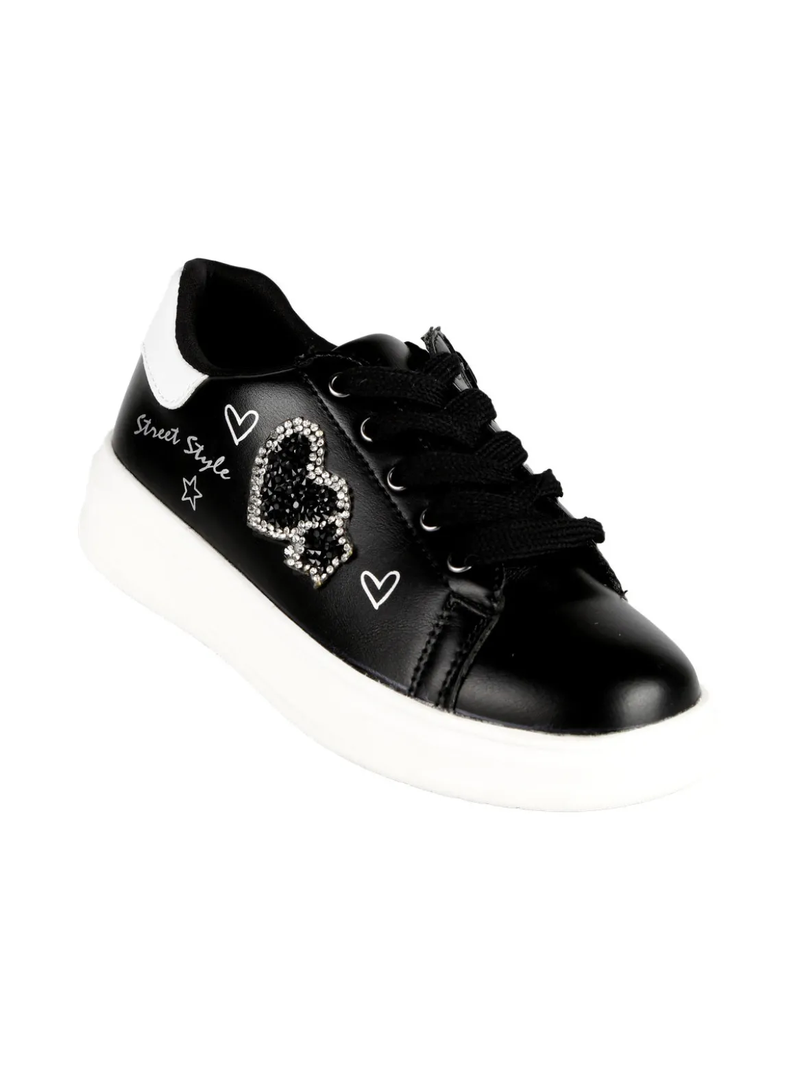 Melania Sneakers basse da ragazza con strass