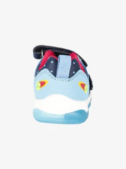 Melania Sneakers da bambino con luci e cintuino a strappo