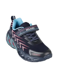 Melania Sneakers da ragazzo con luci e cinturino a strappo