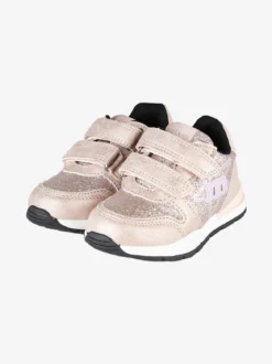 Melania Sneakers glitter da bambina con strappi