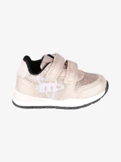Melania Sneakers glitter da bambina con strappi