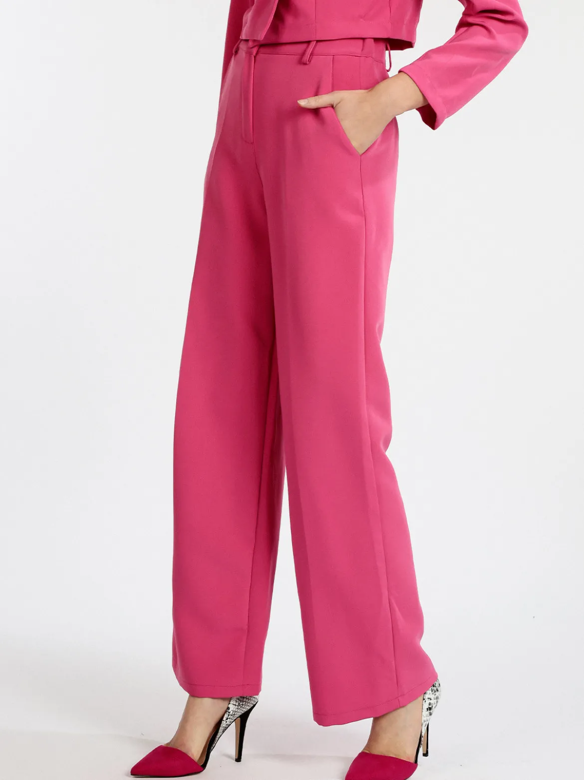 Melitea Pantaloni donna eleganti a gamba larga