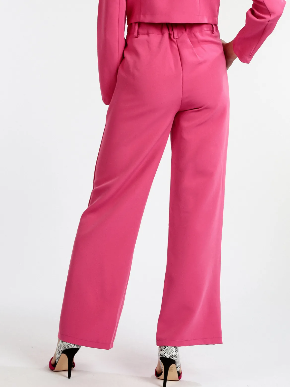 Melitea Pantaloni donna eleganti a gamba larga