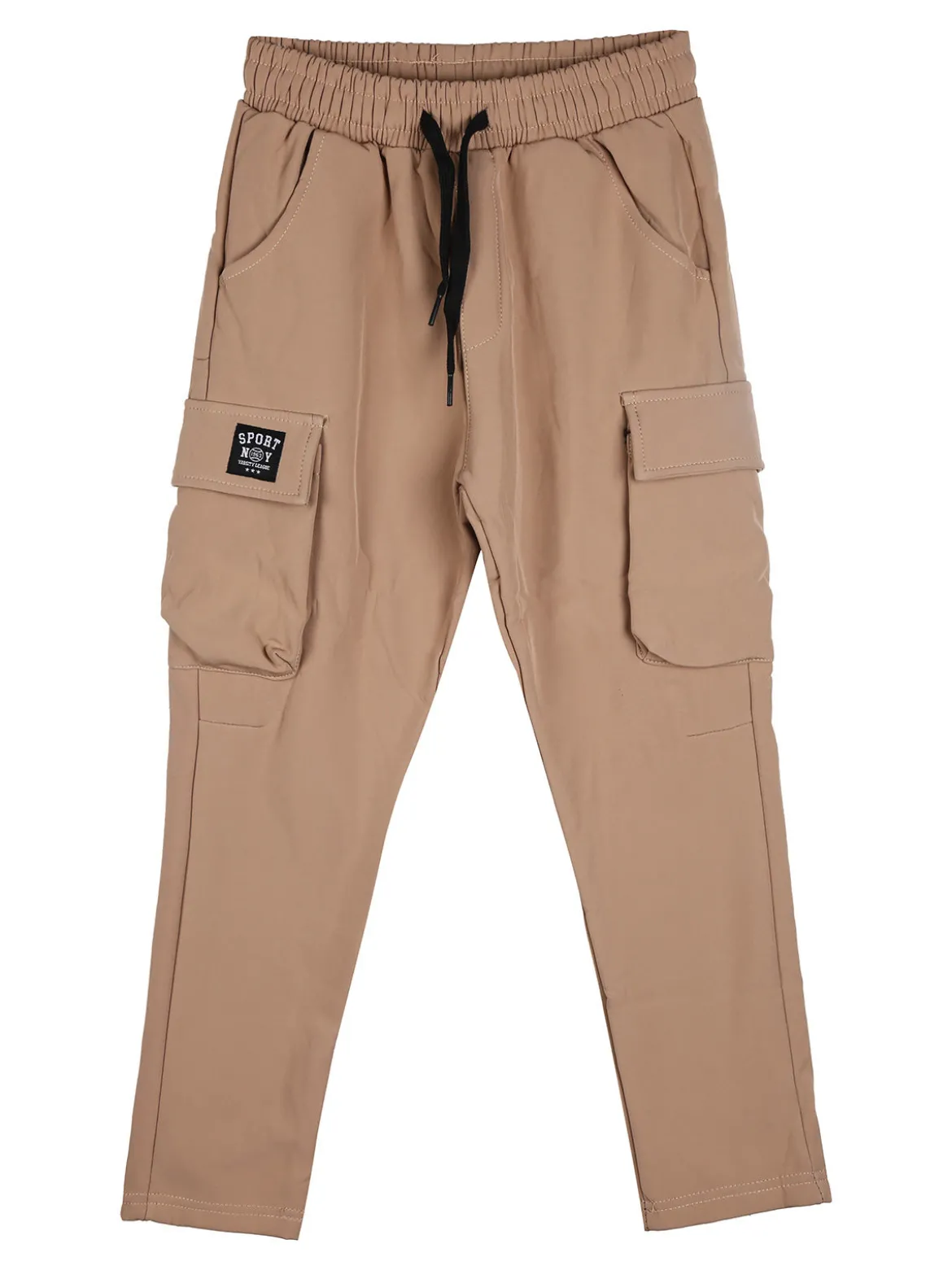 Mg Fashion Studio Pantaloni da ragazzo cargo con interno in pile - khaki