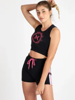 Millennium Top sportivo donna con stampa