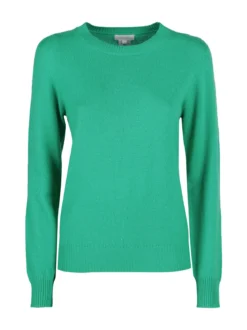 Mimoii Maglione girocollo da donna in misto lana e cashemere