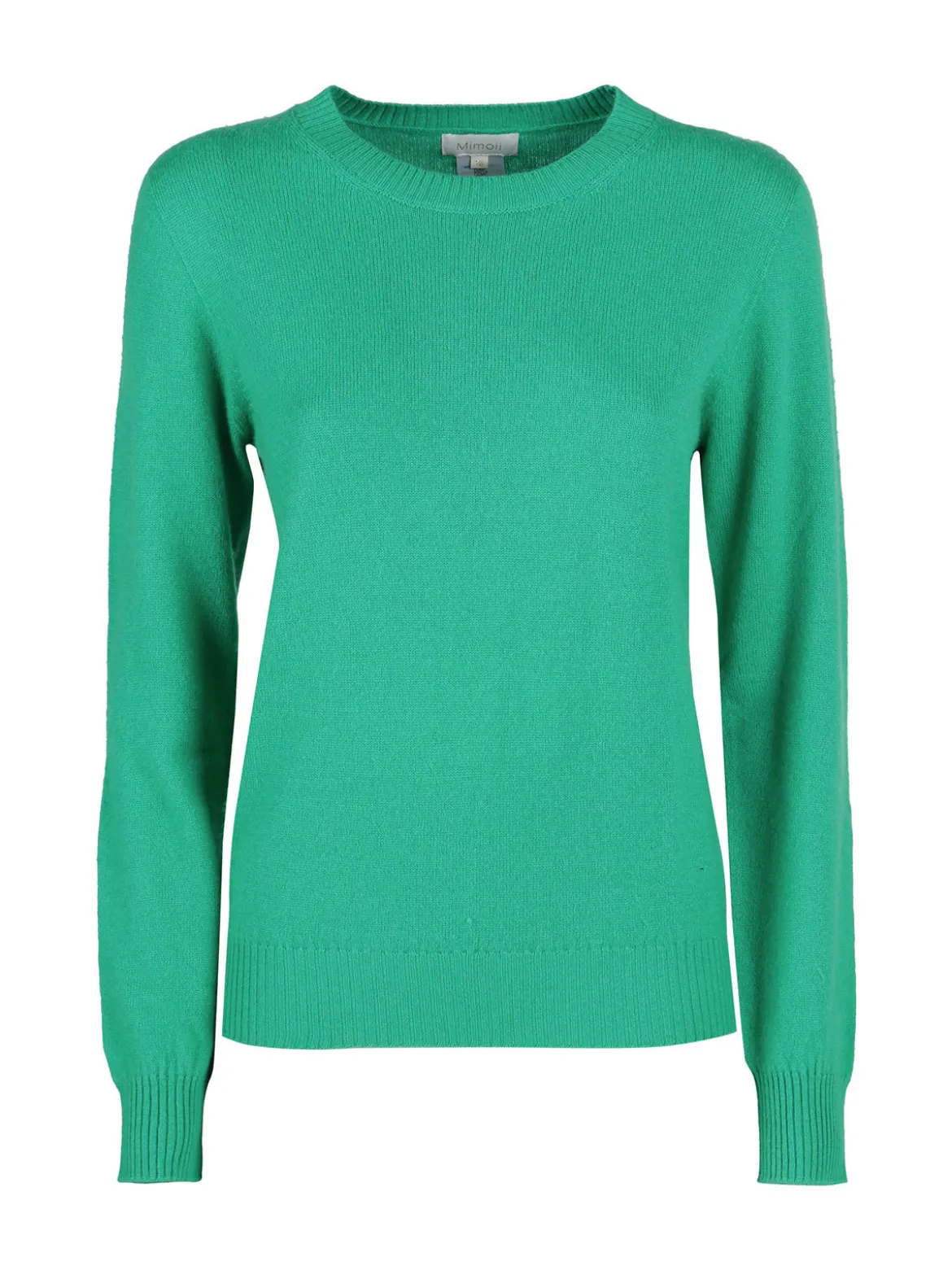 Mimoii Maglione girocollo da donna in misto lana e cashemere