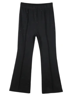 Miss Bellina Completo 2 pezzi da bambina con pantalone luccicante - rosa