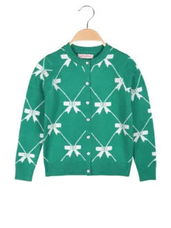 Miss Brum Cardigan da bambina in maglia