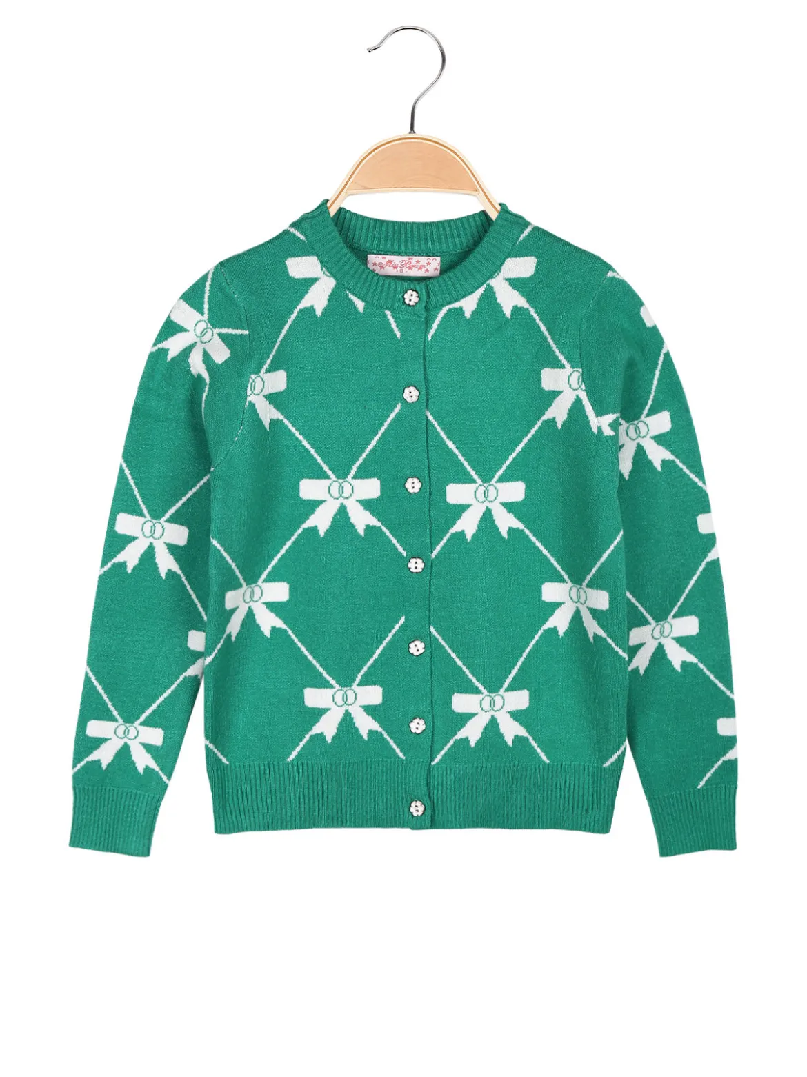 Miss Brum Cardigan da bambina in maglia