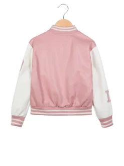 Miss Brum Giacca bomber da bambina in ecopelle