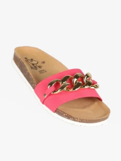 Miss Desiree Ciabatte donna con catena decorativa