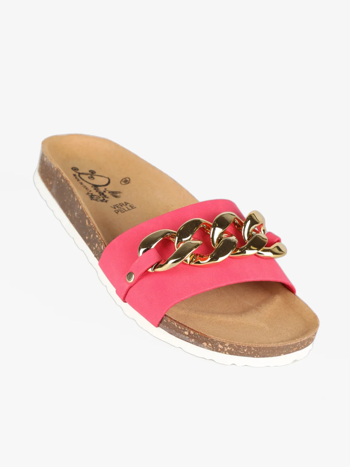 Miss Desiree Ciabatte donna con catena decorativa