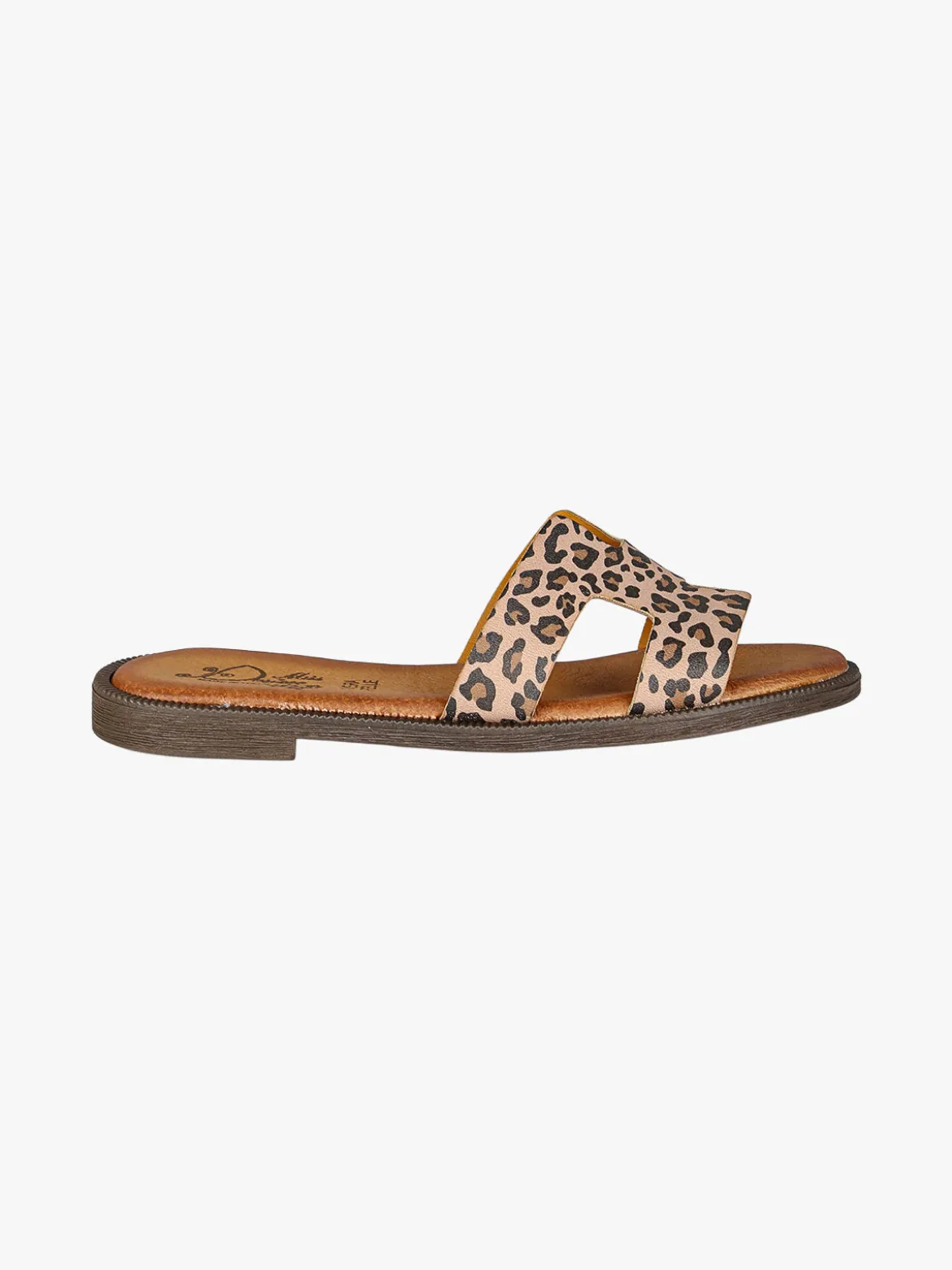 Miss Desiree Ciabatte donna con plantare in pelle - marrone