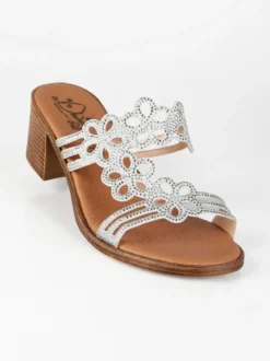 Miss Desiree Ciabatte donna con tacco e strass