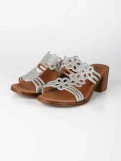 Miss Desiree Ciabatte donna con tacco e strass
