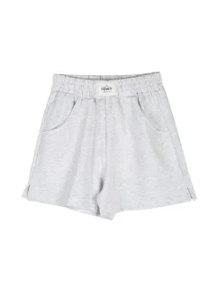 Miss Image Completo corto da ragazza con top a costine e shorts - bianco